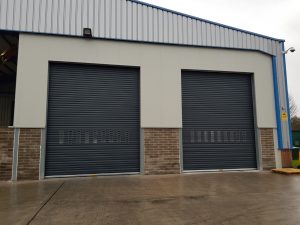 Insulated Roller Shutter Doors, Black